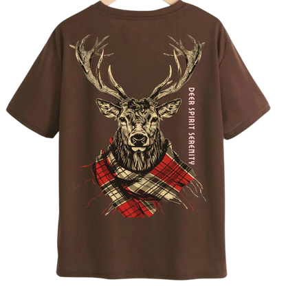 Highland Mystique Oversize Brown T-shirt