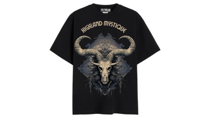 Mythic Majesty Oversize Black T-shirt