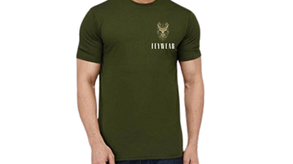 Knit Slim Fit Olive Green T-shirt