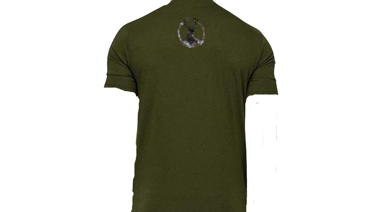 Knit Slim Fit Olive Green T-shirt