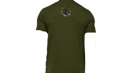 Knit Slim Fit Olive Green T-shirt