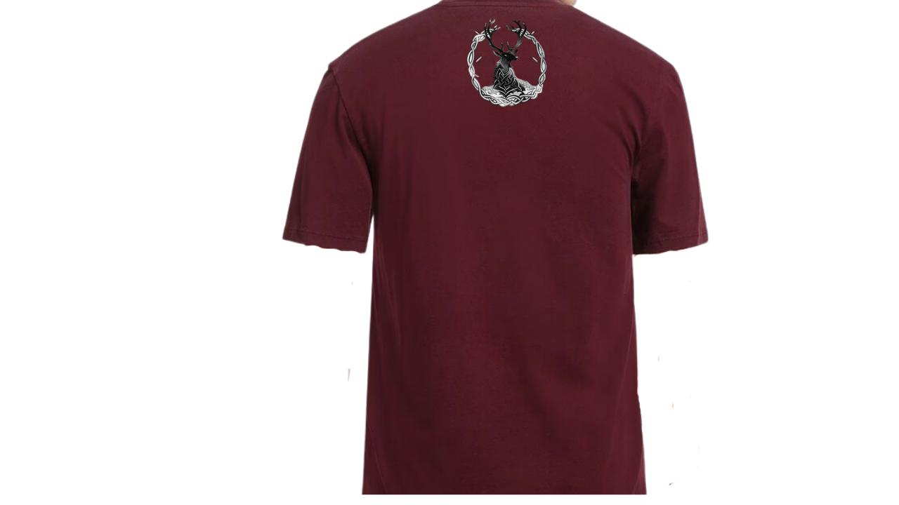 Ethereal Elk Wine Color  T-shirt