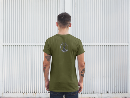 Knit Slim Fit Olive Green T-shirt