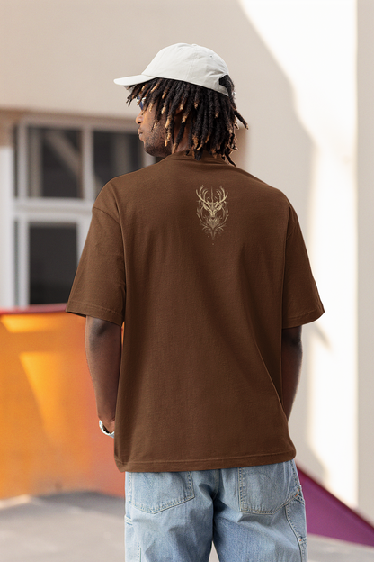 Celtic Spirit Oversize Brown T-shirt