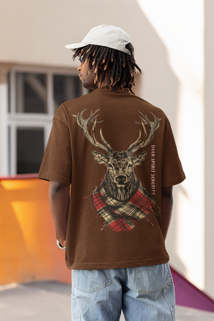 Highland Mystique Oversize Brown T-shirt