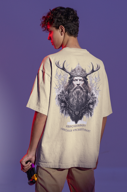 Sorcerer's Summit Oversize Cream T-shirt