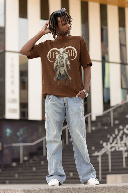 Celtic Spirit Oversize Brown T-shirt