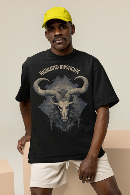 Mythic Majesty Oversize Black T-shirt