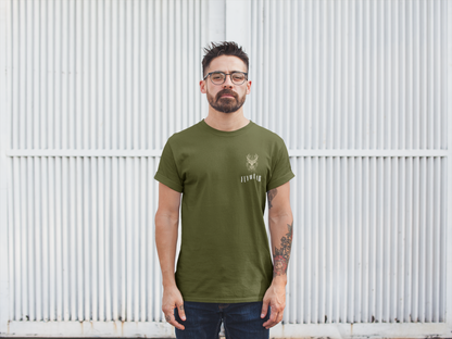 Knit Slim Fit Olive Green T-shirt